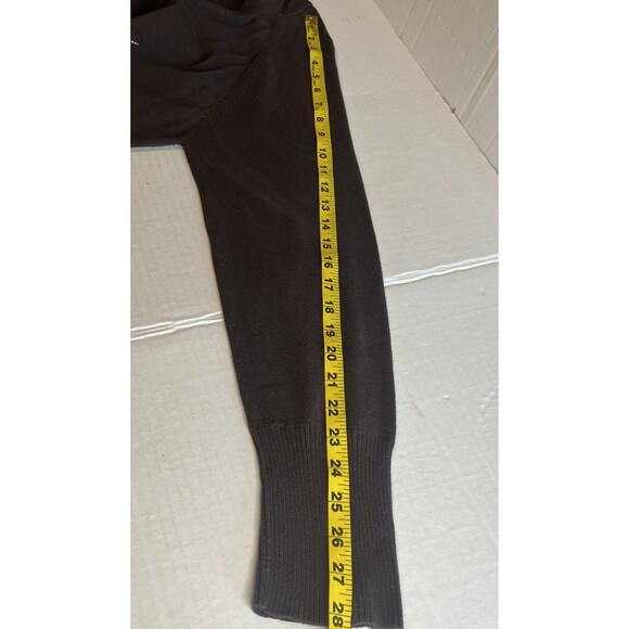 Cato Women’s XL Chocolate Brown Sweater Hood Kangaroo Pocket Cotton Blue Argyle - Picture 9 of 10